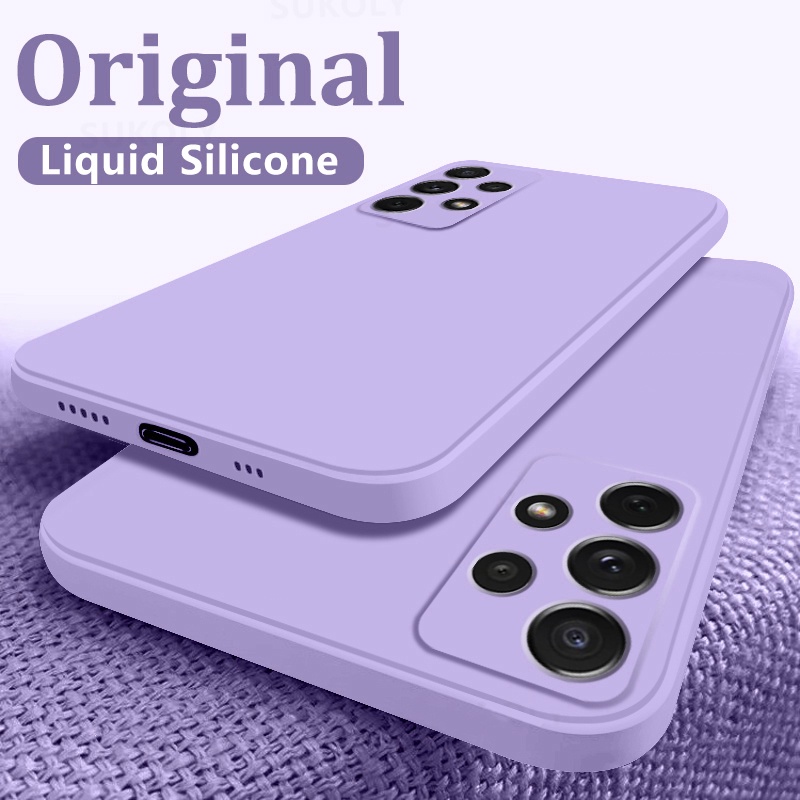 Lenuo Ốp điện thoại silicon dẻo Lenuo màu kẹo siêu mỏng chống sốc cho Samsung Galaxy A53 5G A50 A71 A51 A30 A12 A10 A31