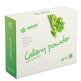[Date Mới Nhất, Tặng Quà] Bột Cần Tây Wefresh Quảng Thanh Hộp 15 Stick 3g/stick (45g) - Nguyên Chất, Nguyên Vị Rau Tươi