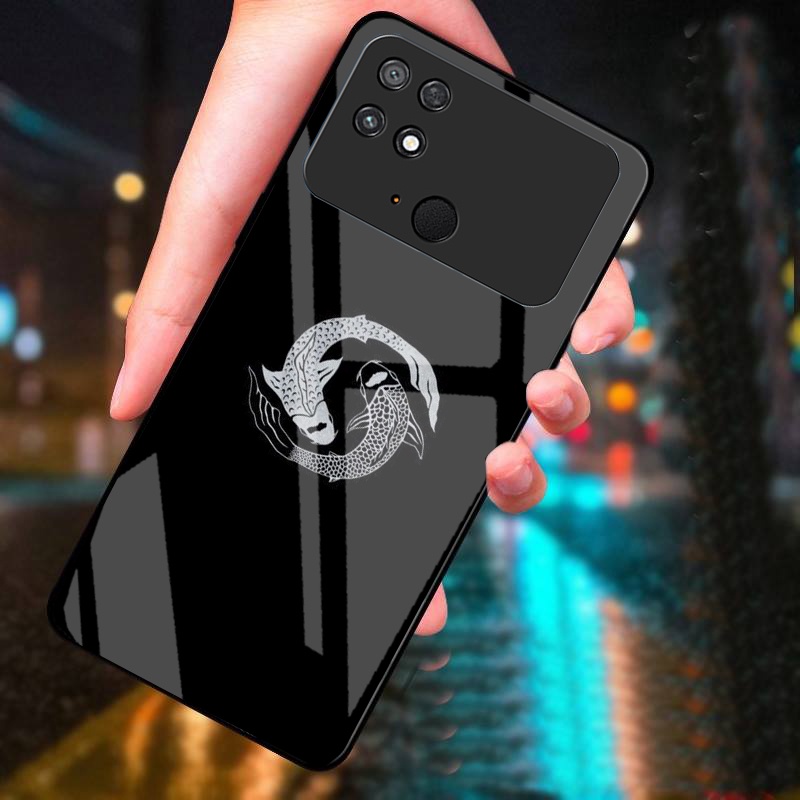Ốp Lưng XIAOMI POCO C40 mặt kính cường lực cao cấp thiết kế riêng