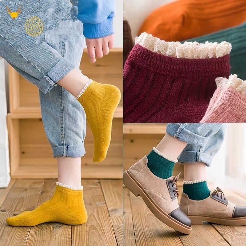 Áo Kiểu Phối Bèo Phong Cách vintage Nữ Tính Ngọt Ngào