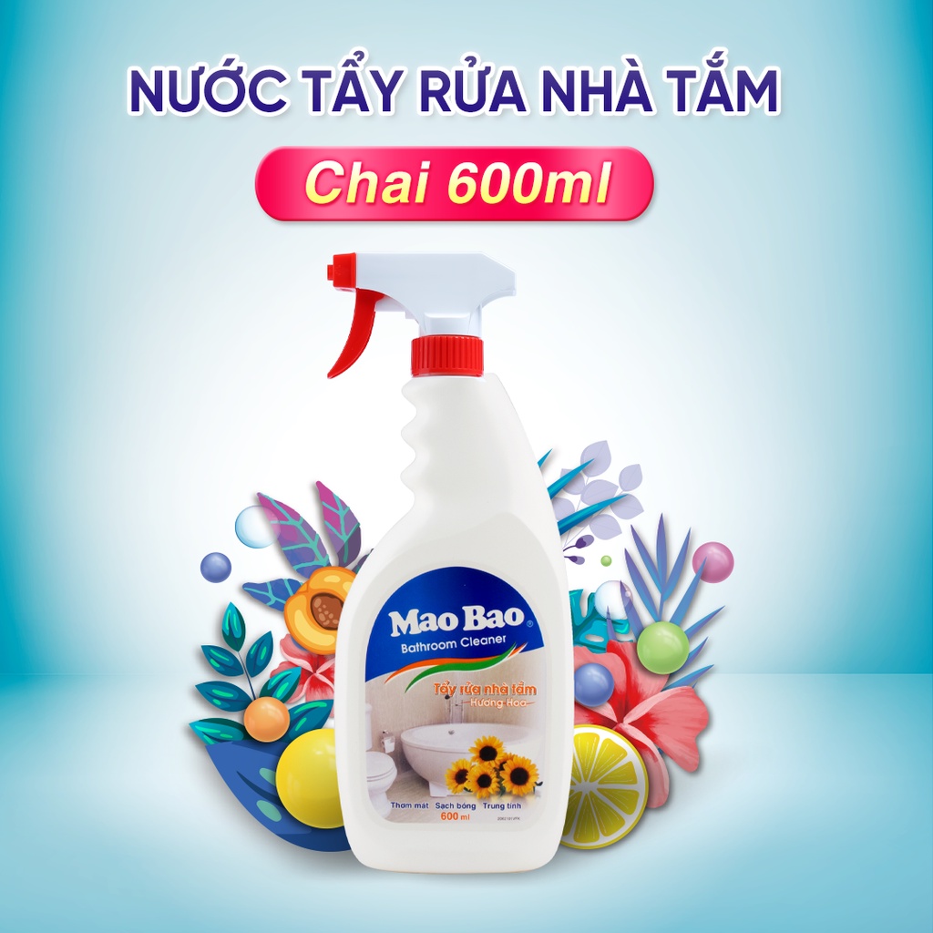 Nước Tẩy Rửa Nhà Tắm Mao Bao 600ml