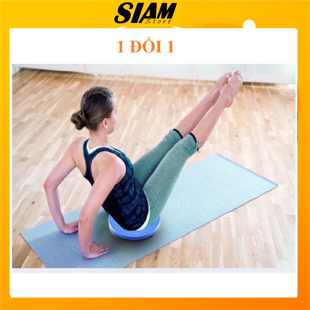 Đĩa Xoay Eo Tập Thể Dục 360 Độ Bàn Xoay Tập Cơ Bụng Eo Thon Giảm Cân Tại Nhà Phòng GYM Có Hạt Massage Bàn Chân Cực Tốt