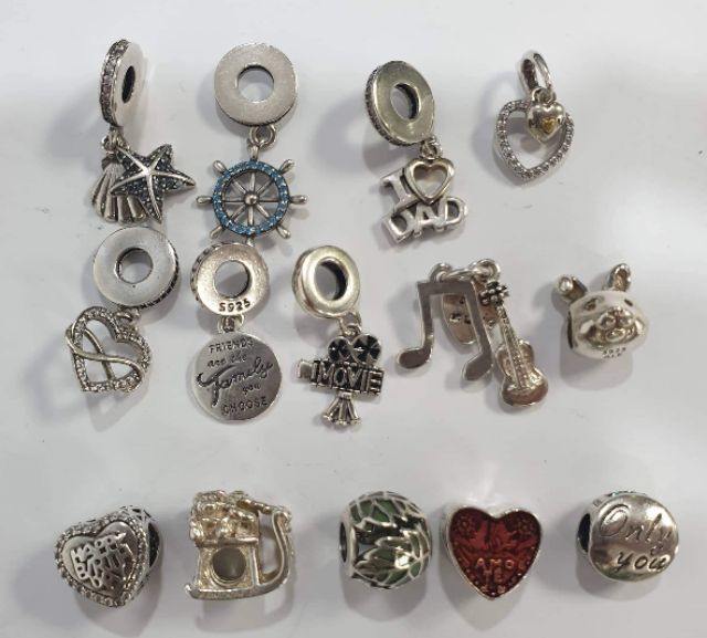 Charm bạc thái, thủ công hàng chuẩn giá rẻ