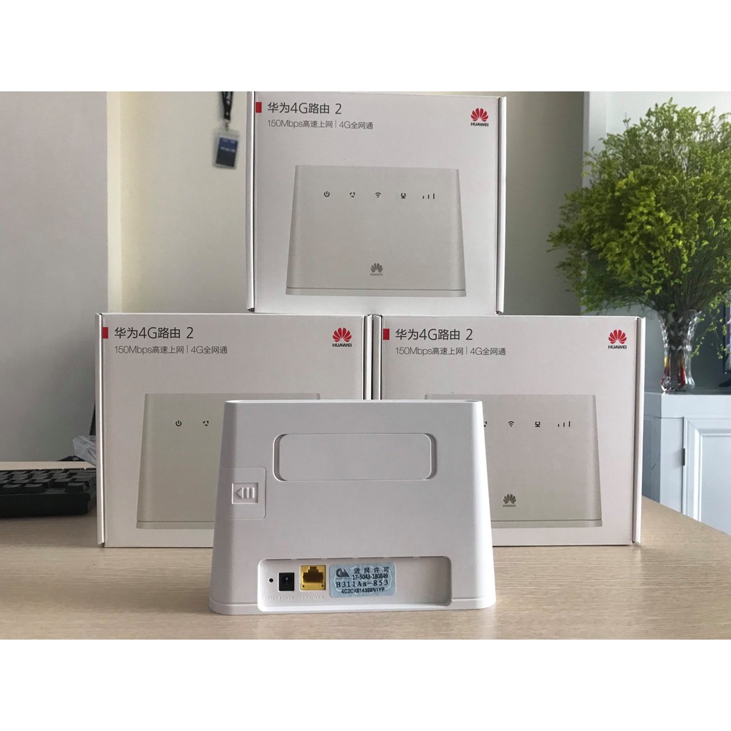 Bộ phát wifi 3G/4G Huawei B311 tốc độ cao, 32 user, có cổng LAN (đã bao gồm ăngten) (dùng cho xe khách, xe du lịch...) | BigBuy360 - bigbuy360.vn