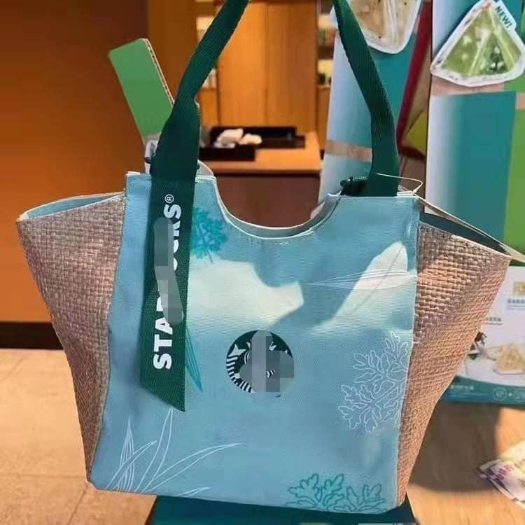 Túi Starbuck quai xanh kỉ niệm