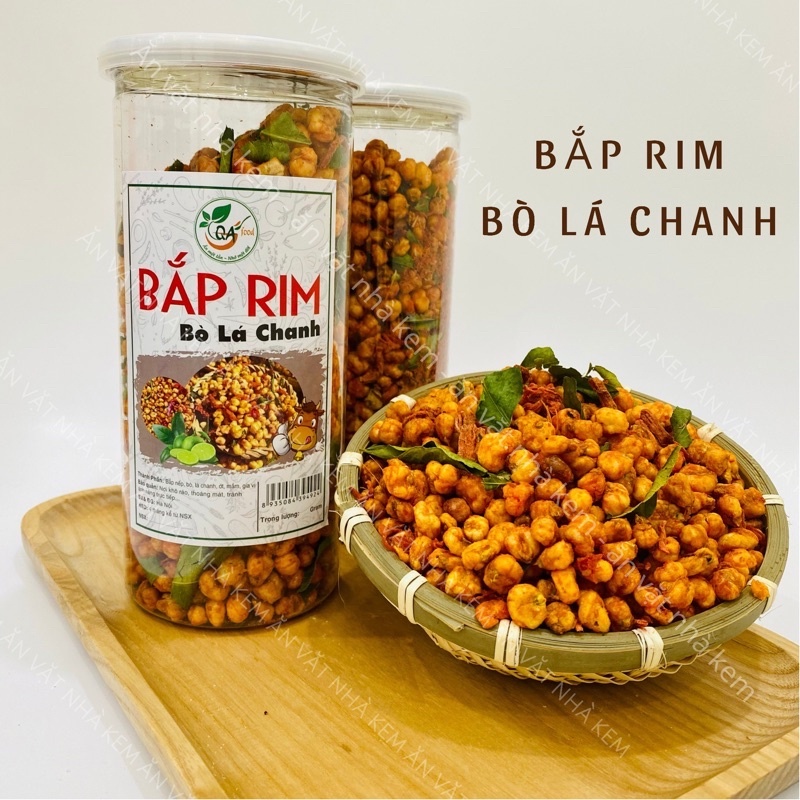 Bắp Bò Lá Chanh - Khô 350G , Giòn Thơm Ngon - An toàn vệ sinh thực phẩm