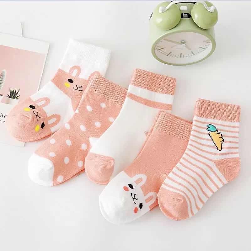 Tất Cổ Cao Thu Đông Cho Bé Trai Bé Gái Chất Liệu Cotton (S0001) 1 đôi