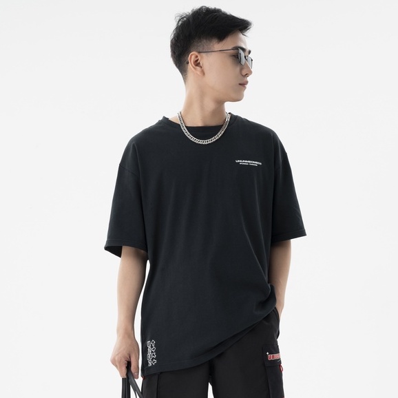 Áo thun form rộng tay lỡ unisex Ủn Ủn Meo Meo® BASIC TEE