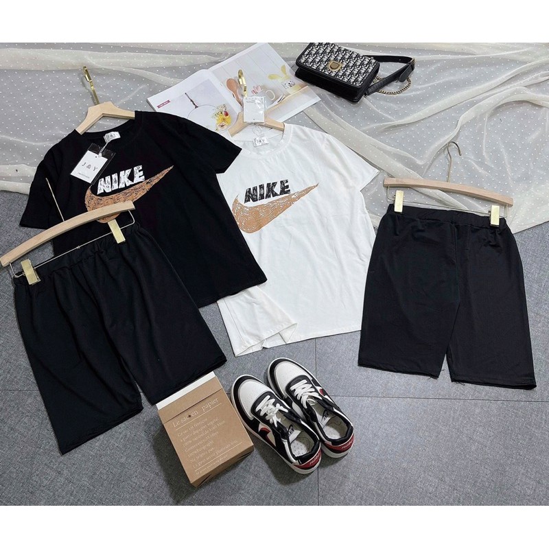 bộ áo thun quần legging đùi lỡ NAII siêu đẹp SL