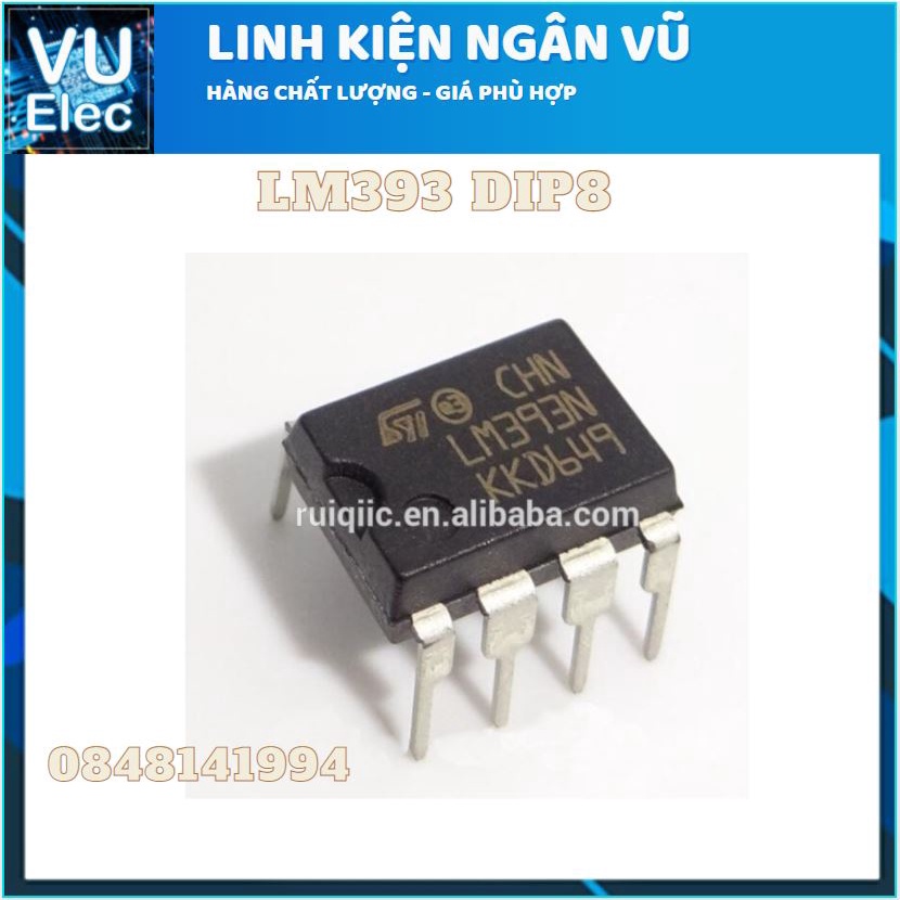 LM358 - LM393 - LM324 (IC Khuếch Đại Thuật Toán)