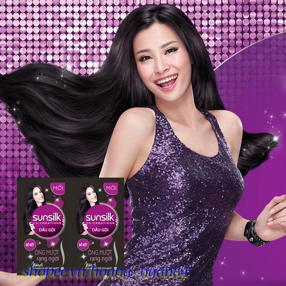 Dầu Gội Đầu 1400ml Sunsilk Óng Mượt Rạng Ngời Chính Hãng.