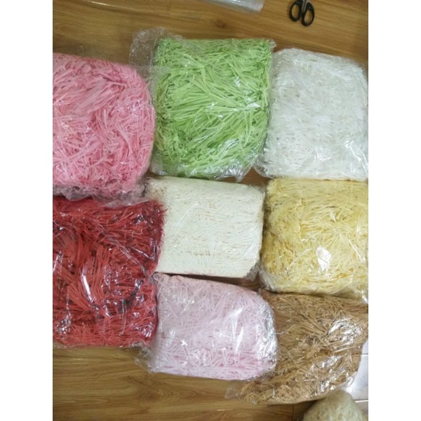 #GIẤY RƠM, GIẤY VỤN CẮT SỢI LÓT QUÀ GIÁ RẺ ( 1kg ) | BigBuy360 - bigbuy360.vn