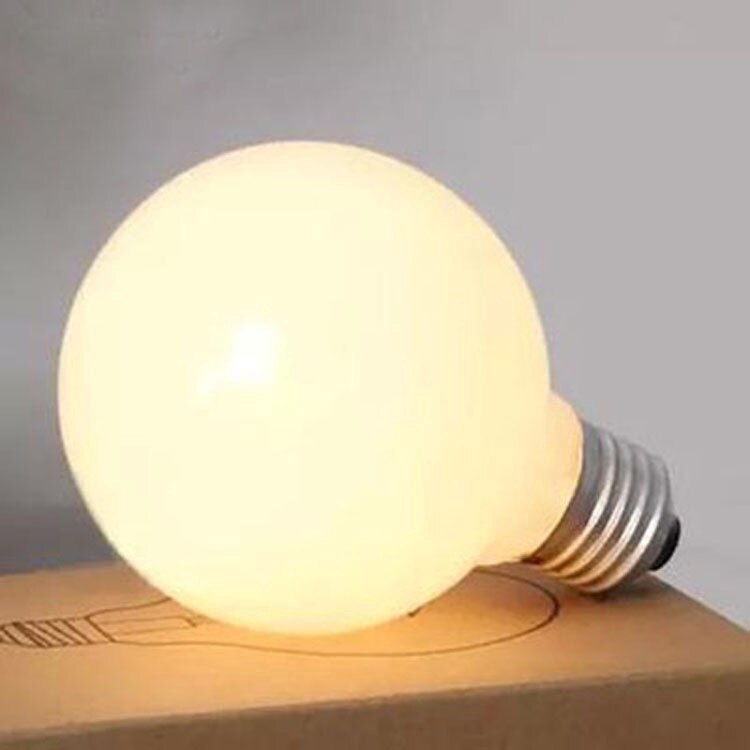 Bóng đèn LED 5W Edison Bóng đèn cơ sở E27 Cơ sở Vintage G80 Milky Pearl Glass Quả cầu led Bóng đèn Quả cầu Trang trí nội thất Kính Edison ánh sáng E27 AC185-240V