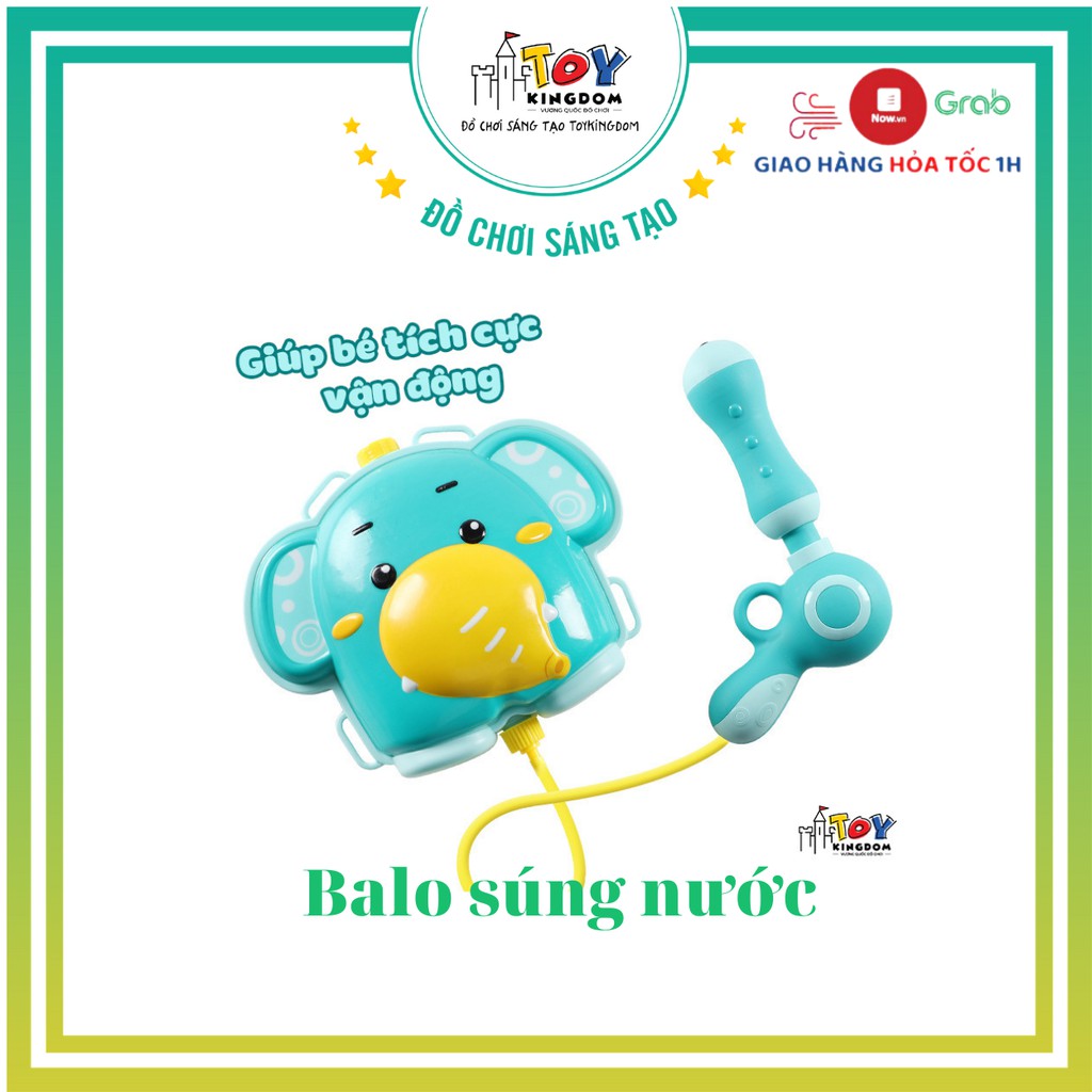 Balo Đồ Chơi Súng Nước TOYKINGDOM- Tăng Cường Sự Vận Động Dành Cho Bé Từ 2-6 Tuổi