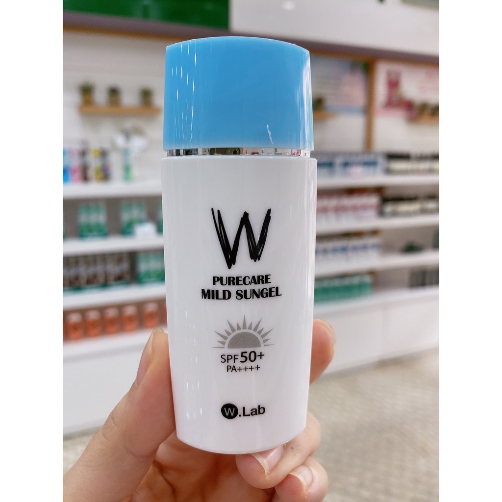 Gel chống nắng dưỡng da W.lab Purecare Mild Sungel dưỡng da SPF50+ PA++++ chai 50ml