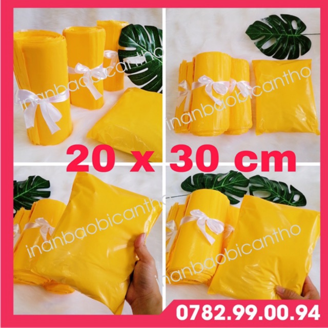 100 Túi Niêm Phong 20 x 30 cm dùng để đóng gói quần, áo, mỹ phẩm