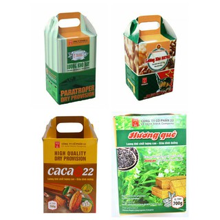 4 hộp lương khô (bay, cacao, bb702, hương quê) 3,1kg