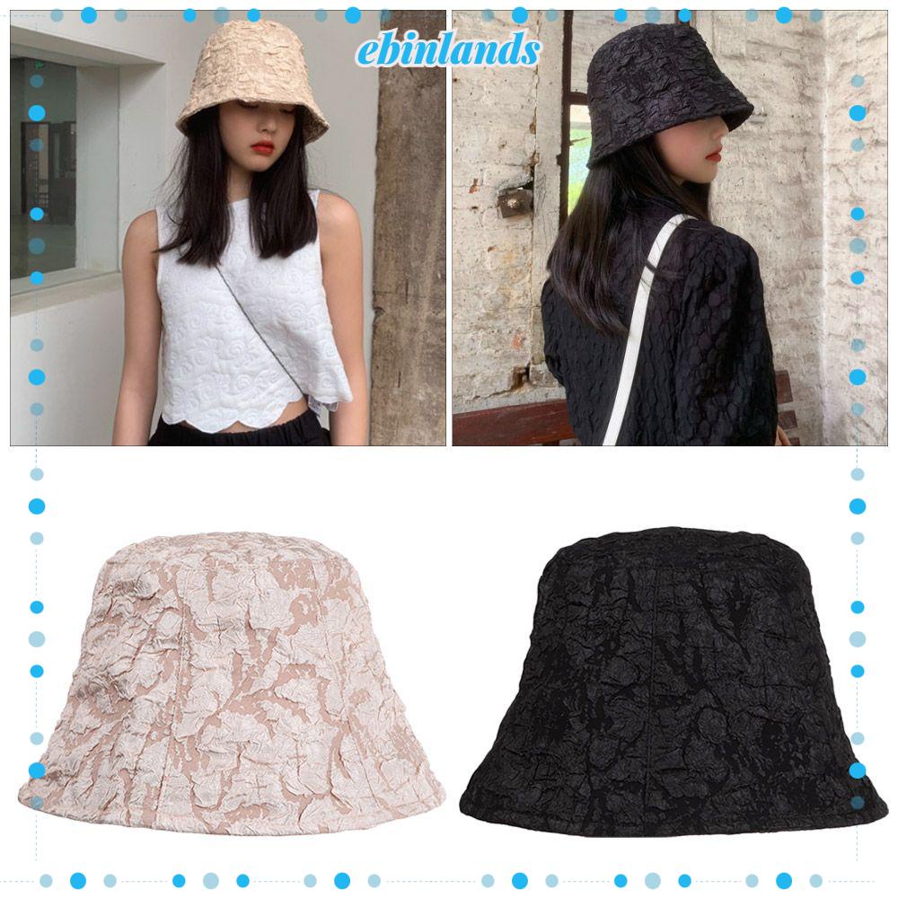 Mũ xô che nắng kiểu ngư dân bằng cotton nhiều màu thời trang Panama ch onu74