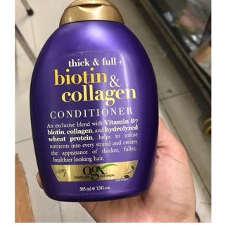 Dầu Xả Dày Tóc OGX Biotin & Collagen Conditioner