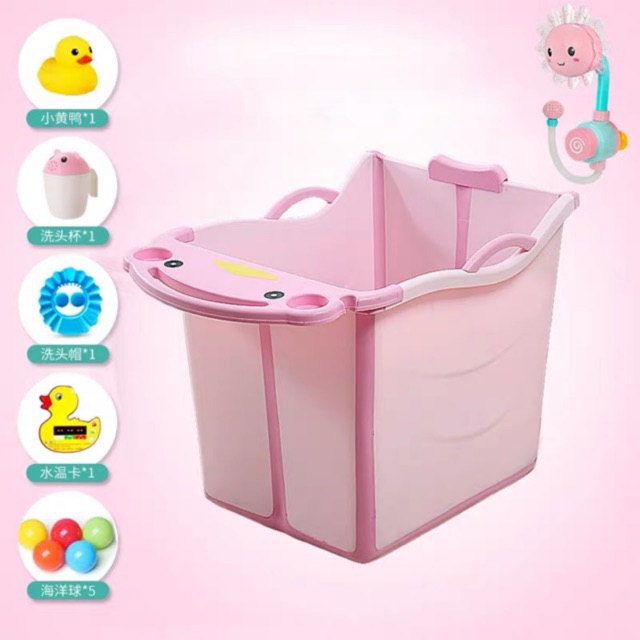 BỒN TẮM GẤP GỌN CHO BÉ YÊU