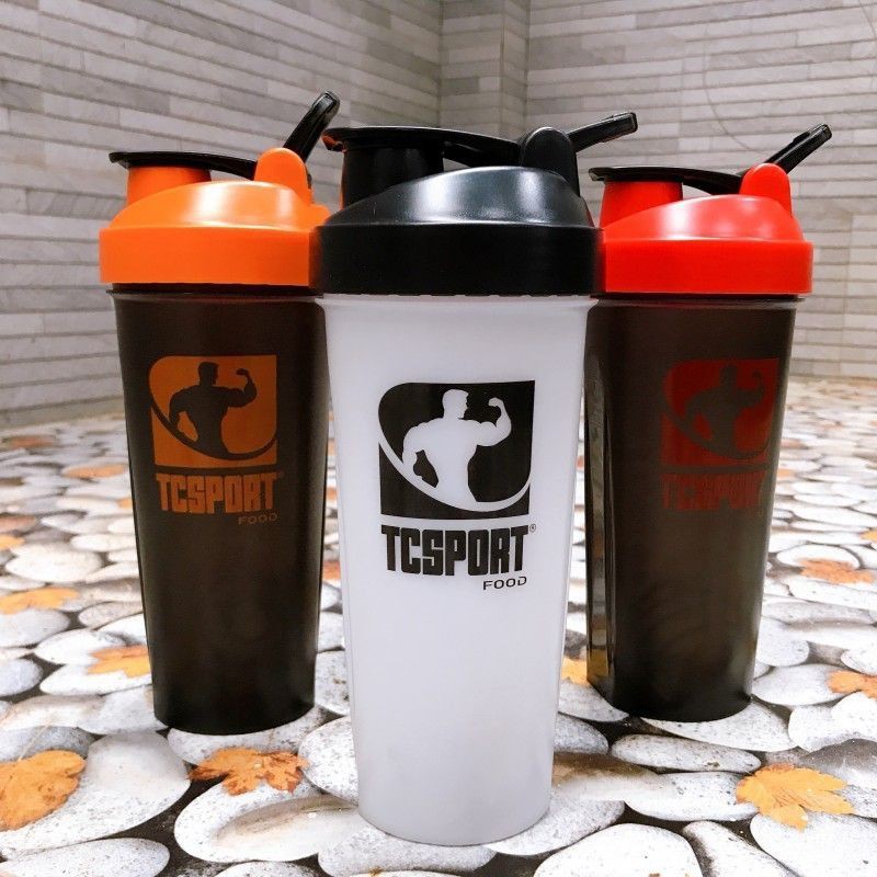 Bình Lắc Whey Bình Nước Thể Thao Tập Gym Shaker Đựng Protein BCAA 3 Ngăn Tiện Dụng 700 ML