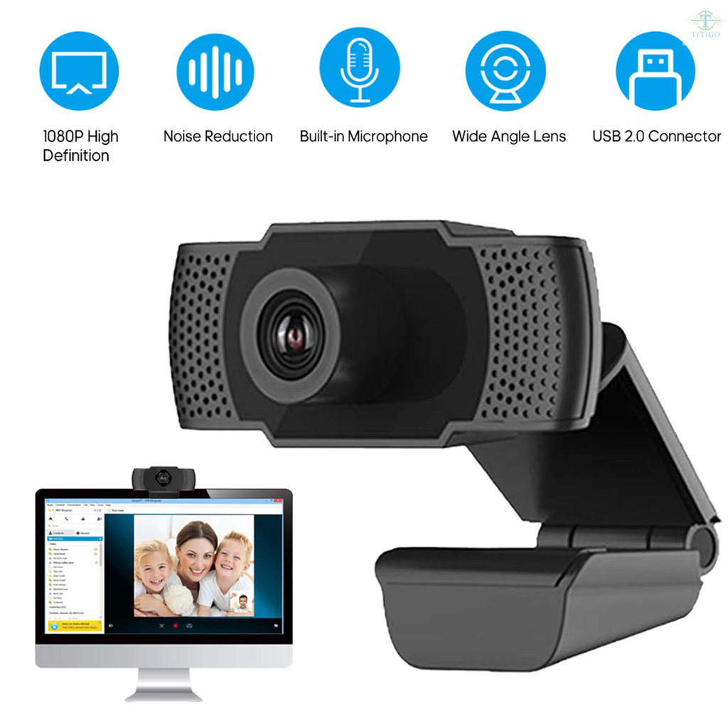 Webcam Q9 1080p Có Micro Và Phụ Kiện