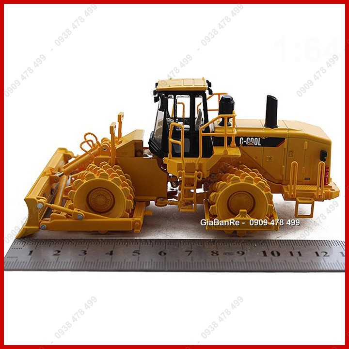 Xe Mô Hình Tỉ Lệ 1:64 -  Xe Lu Cót Đường - Hàng Chi Tiết - 9903