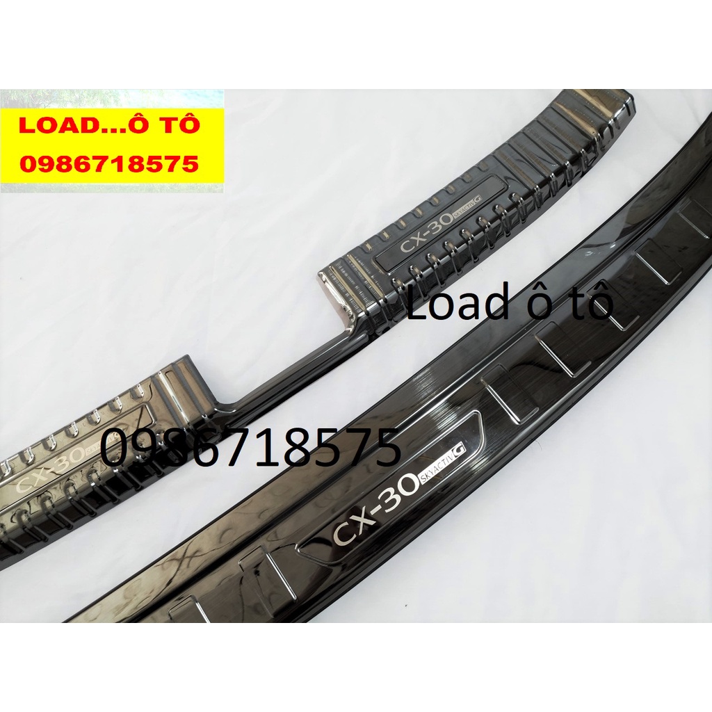 Bộ Chống Trầy Cốp Trong, Ngoài Xe Mazda CX30, CX-30 2022-2023 Loại 1 Bóng Gương Mẫu Vân Titan Cao Cấp