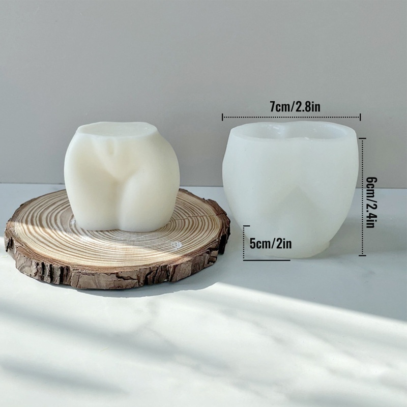 Khuôn Silicone Tạo Hình Mông 3D Chuyên Dụng Cho Làm Nến