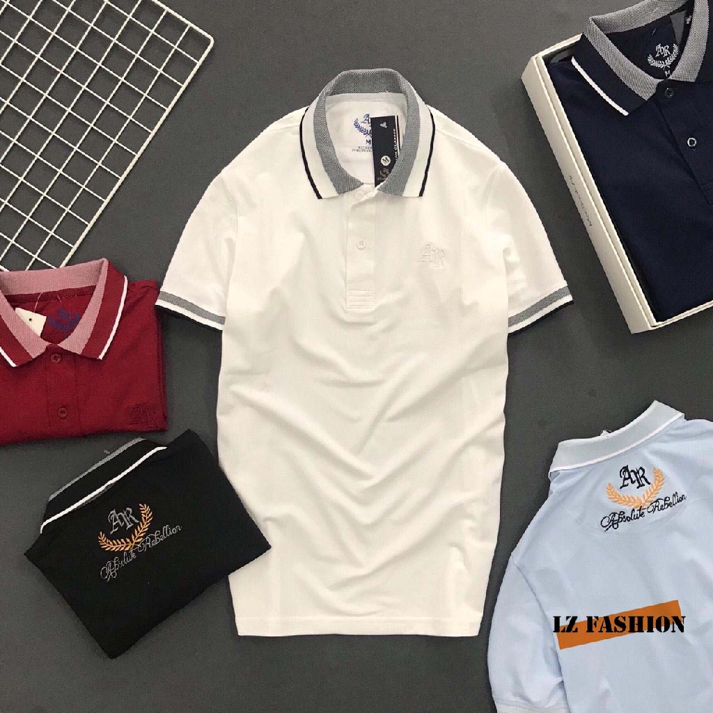 Áo thun nam có cổ ar hoạ tiết thêu cao cấp cực đẹp - LZ FASHION - PS091 | BigBuy360 - bigbuy360.vn