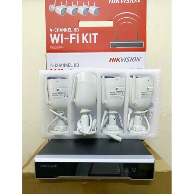Camera wifi ngoài trời 2MP có mic, HIKVISION DS-2CV1021G1-IDW 1021G1, tách từ KIT, kèm nguồn  KHÔNG CÓ VỎ