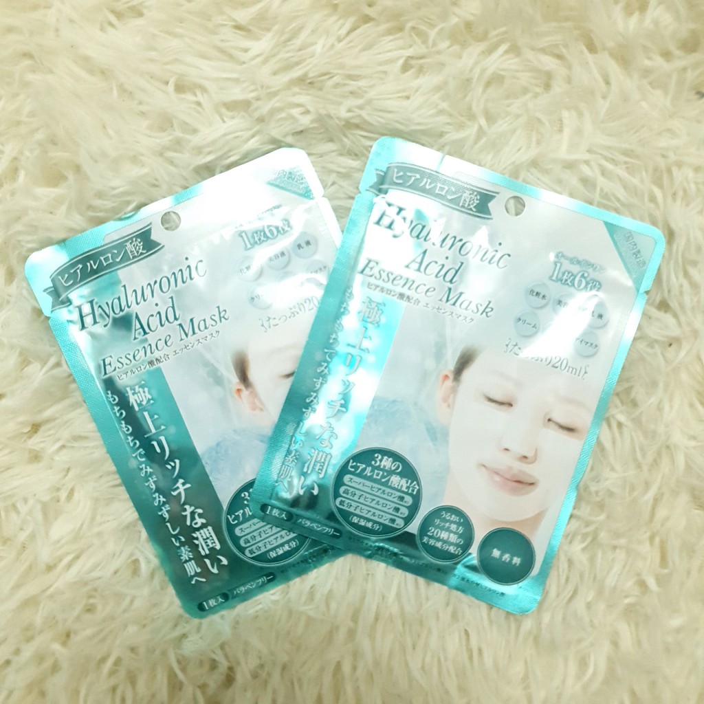 [ Hàng Cao Cấp ] Mặt Nạ Dưỡng Ẩm Trắng Da Hyaluronic Acid Essence Mask, Nội Địa Nhật Bản