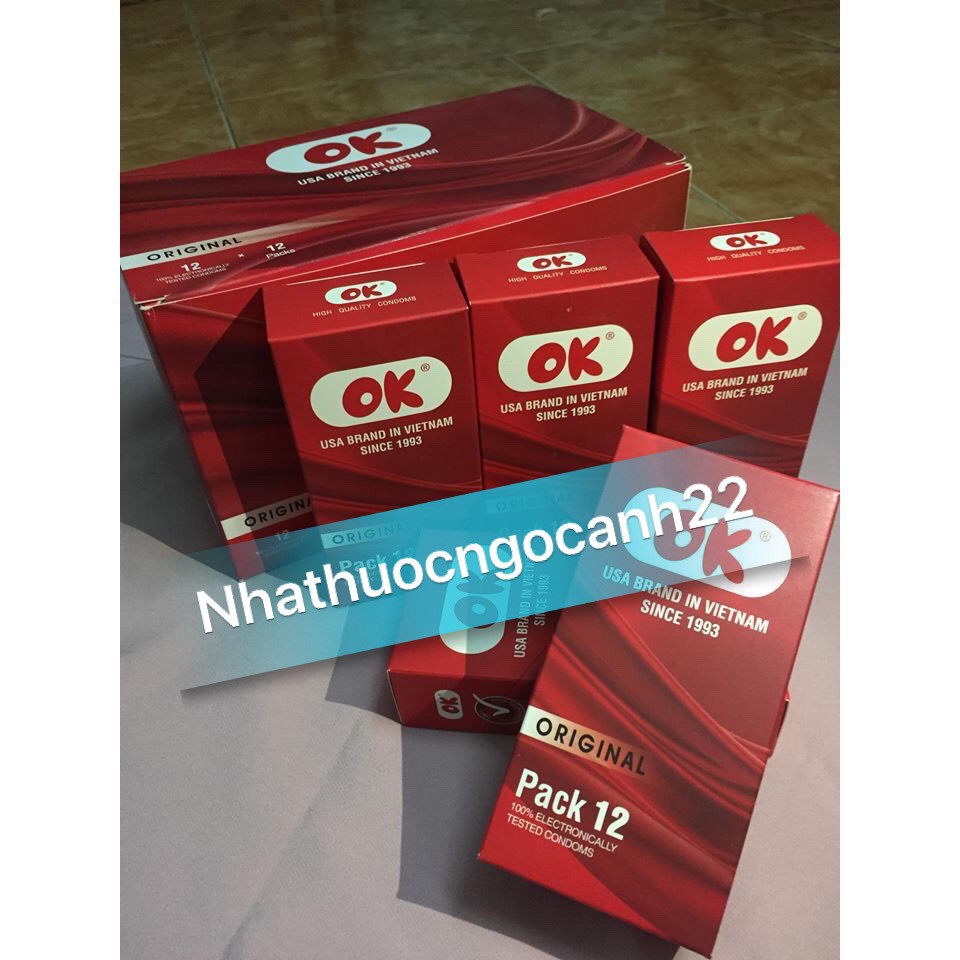 COMBO 1 HỘP BCS OK LỚN 12 HỘP ~ 144 CÁI