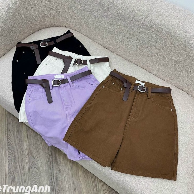 Quần jean ngố kèm đai hàng QCL1