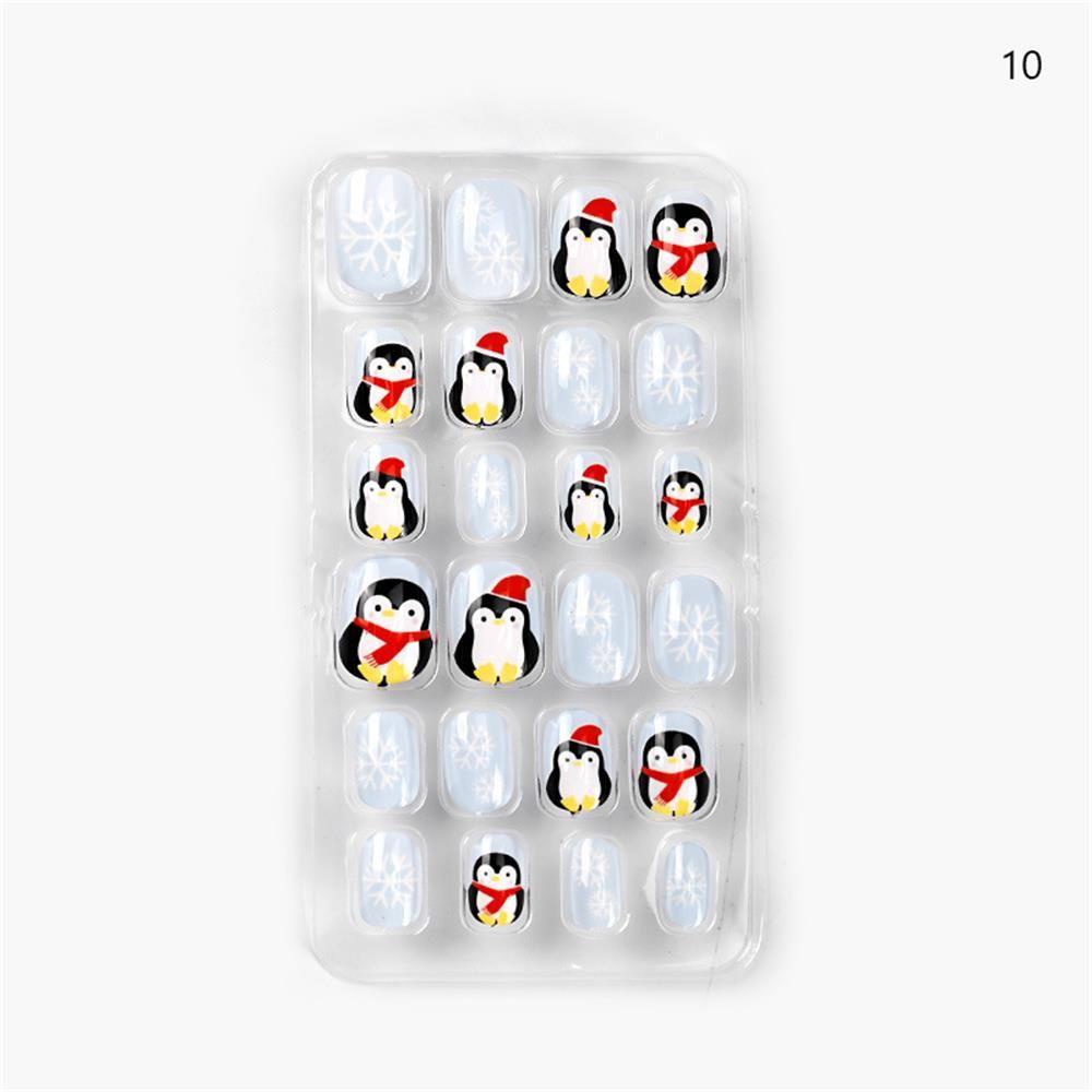 DIACHAVN Set 24 Móng Tay Giả Có Thể Tái Sử Dụng