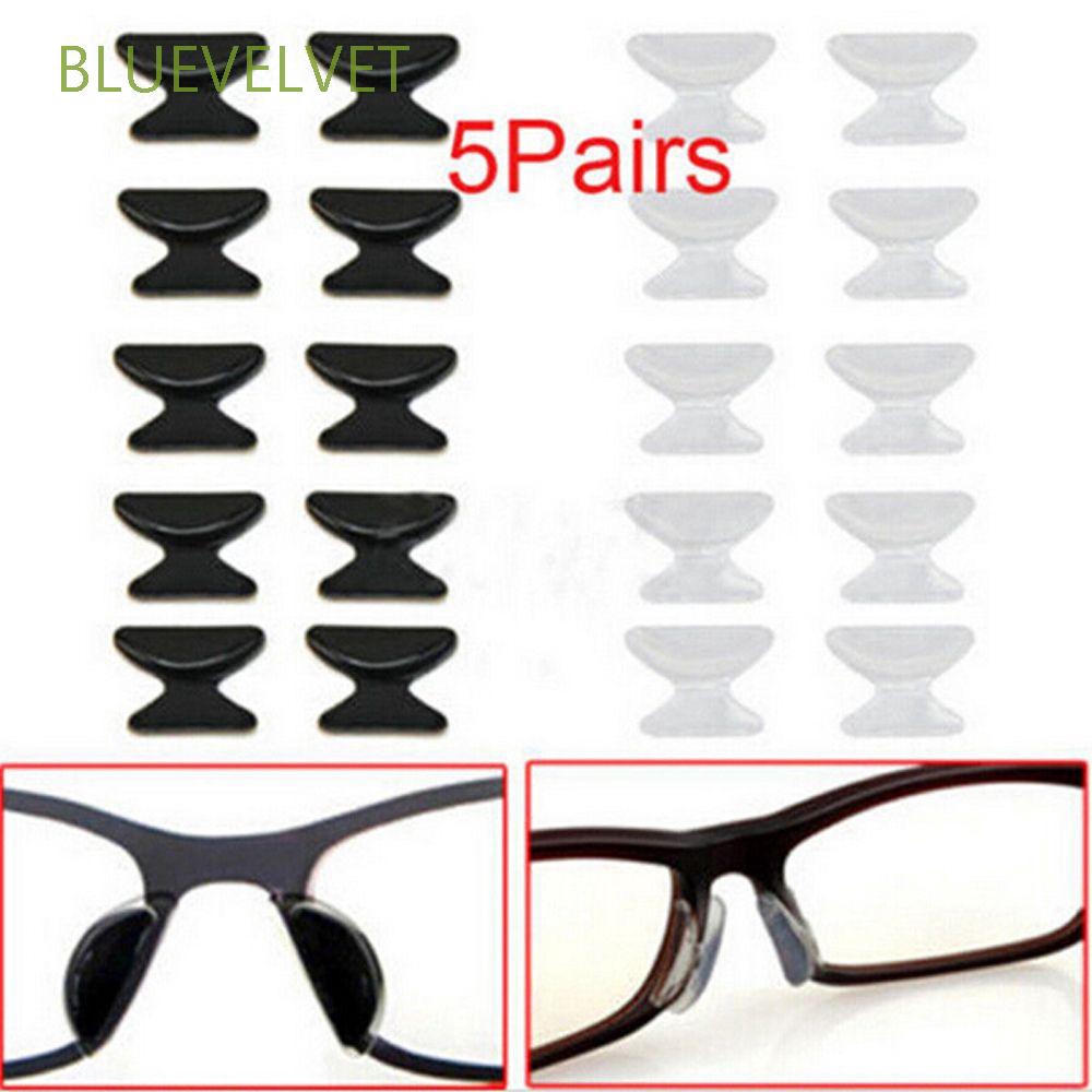Set 5 cặp miếng dán bộ phận cầu mũi trên mắt kính giúp chống trượt tiện lợi