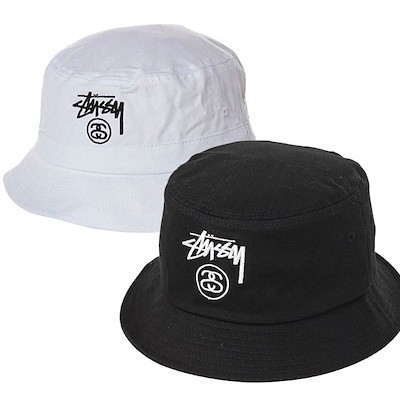 NON NÓN TAI BÈO STUSSY 3 MÀU TRẮNG -ĐEN -ĐỎ