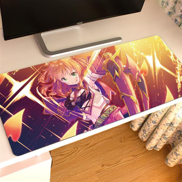 ♜☸♨Mouse pad oversized princess connect peripheral princess connect table anime keyboard mouse table mat