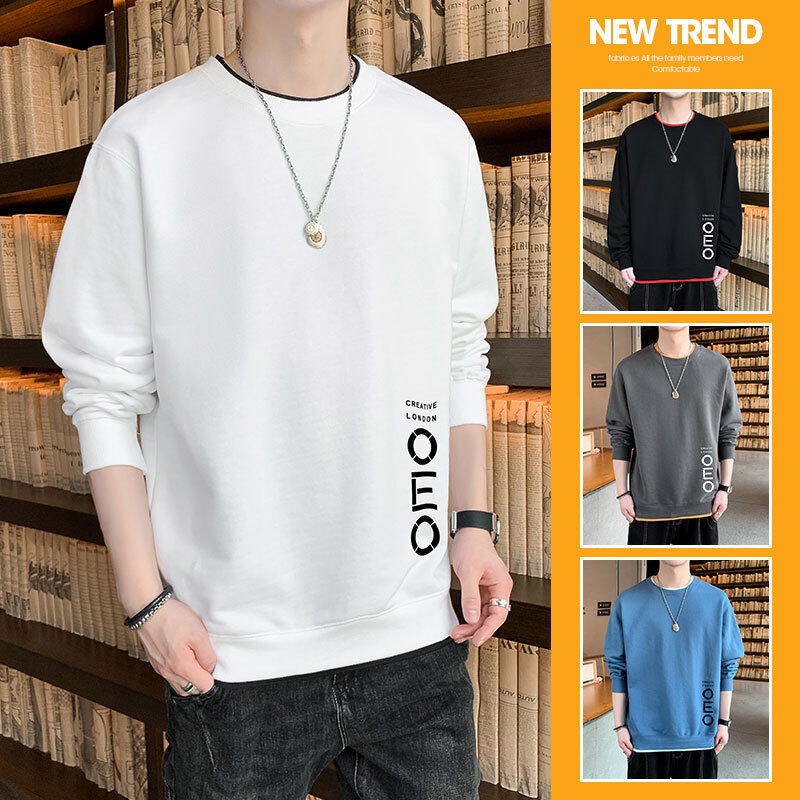 Áo Thun Nam Dài Tay Cổ Tròn