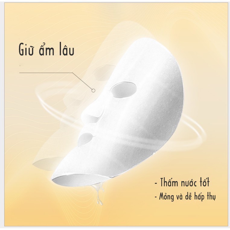 (Bán buôn bán sỉ) Mặt nạ Ha cấp ẩm dưỡng da làm trắng maycreat mask nội địa trung cao cấp 2 lớp