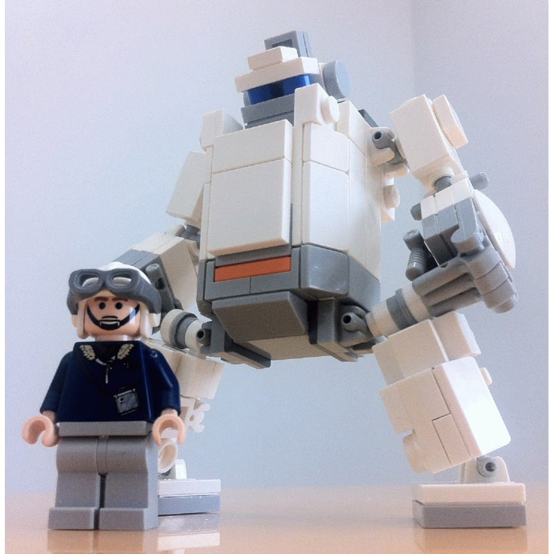 Đồ chơi lắp rap Lego Moc Mech EGG Robot ver 0.7
