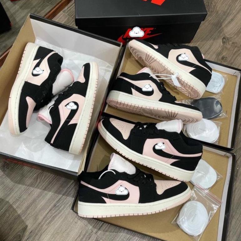 Giày thể thao nữ air Jordan 1 Hồng Đen cổ cao cổ thấp cá tính hot nhất 2021 Full Box -1_yhg | BigBuy360 - bigbuy360.vn