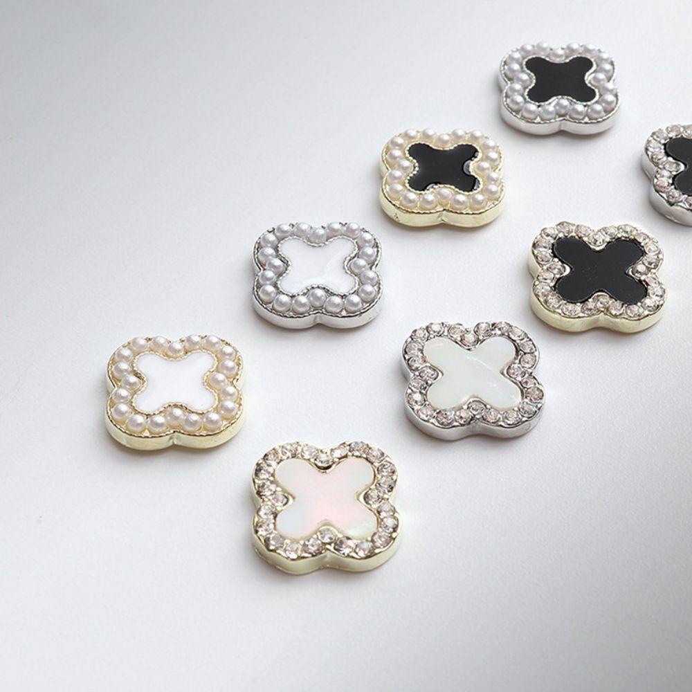 Phụ Kiện Trang Trí Móng Tay Hình Cỏ Bốn Lá Sang Trọng DIY|Phụ Kiện Làm Móng Nghệ Thuật