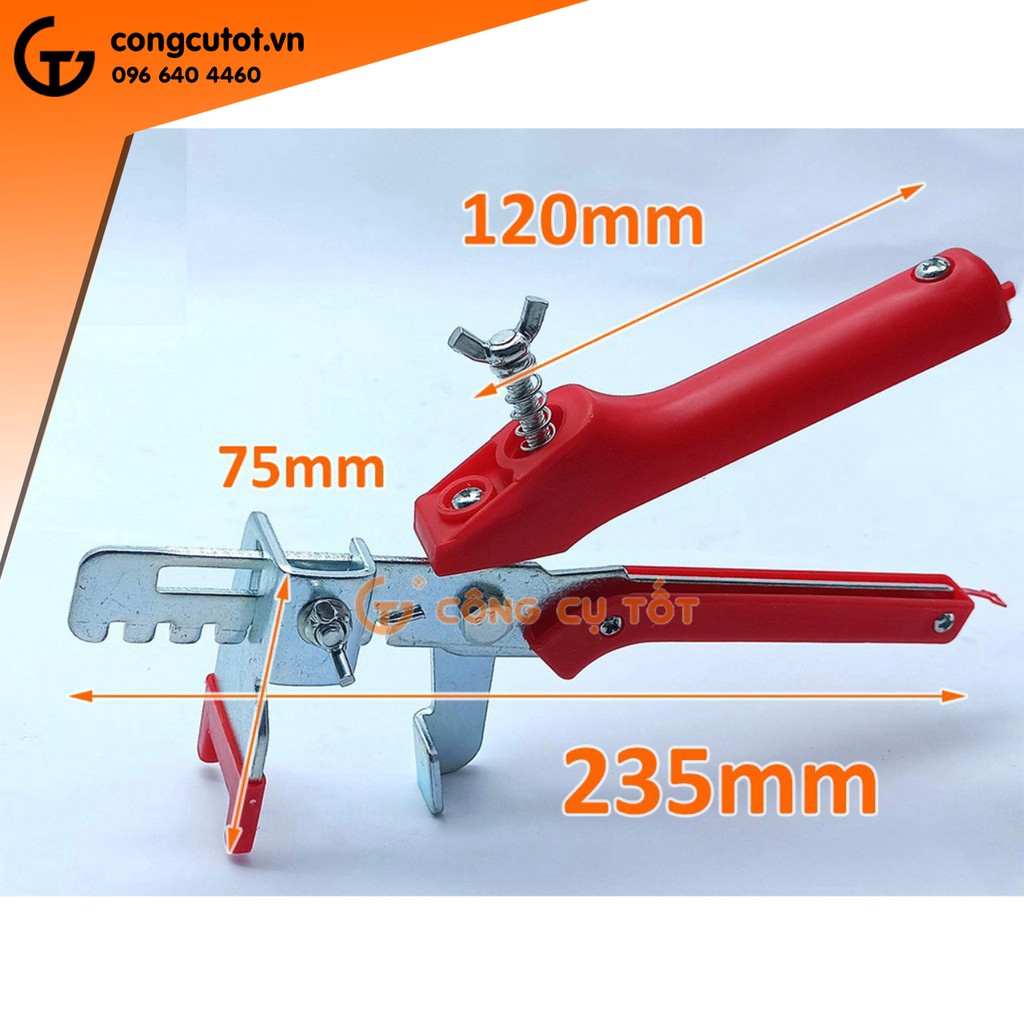 Kìm ke nêm cân bằng lát gạch cán đỏ