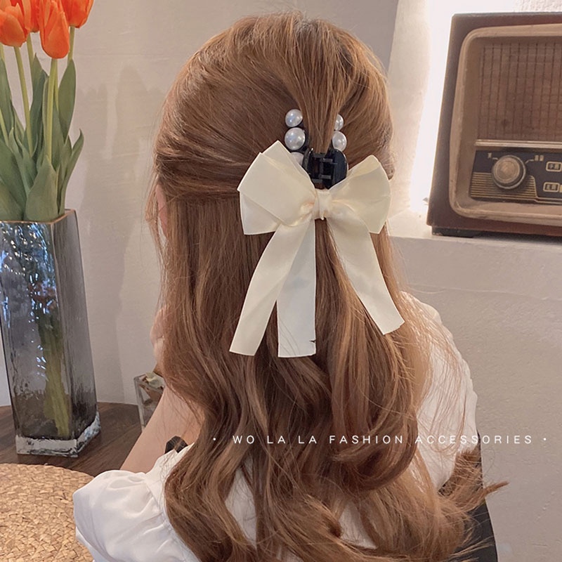 Kẹp Tóc Nơ Lớn Cho Nữ