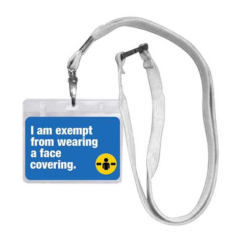 Bộ Dây Đeo Thẻ Exemption Ẩn Mặt Cứng Tiện Dụng