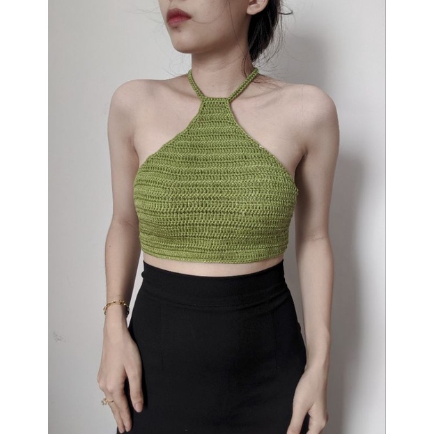 Áo đi biển Handmade - YẾM MÃ A01 CROCHET LIINHANDMADE