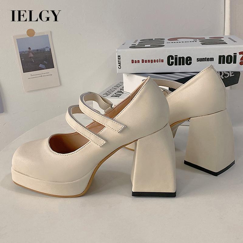 Giày Cao Gót Mũi Vuông Phong Cách Pháp Thời Trang Cho Nữ