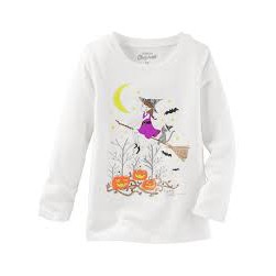Áo cotton dài tay bé gái Oshkosh Carter 12-18 tháng hàng chính hãng authentic