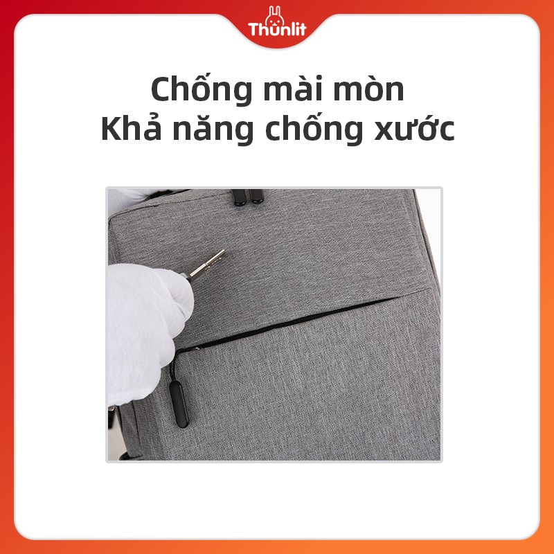 Balo đựng laptop THUNLIT 16 inch bền bỉ cho nam nữ đi học du lịch đi làm